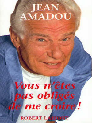 cover image of Vous n'êtes pas obligés de me croire